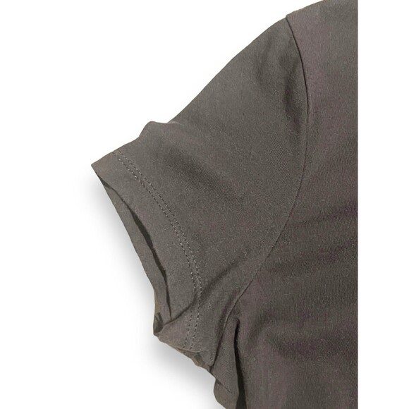 Ford Bronco Women's Vintage Logo Distressed Charcoal Grey V-Neck T-Shirt Medium - Picture 8 of 10